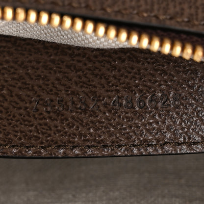 Gucci GG Supreme Monogram Textured Dollar Calfskin Web Small Ophidia GG Handbag Beige Ebony New Acero 7 of 10