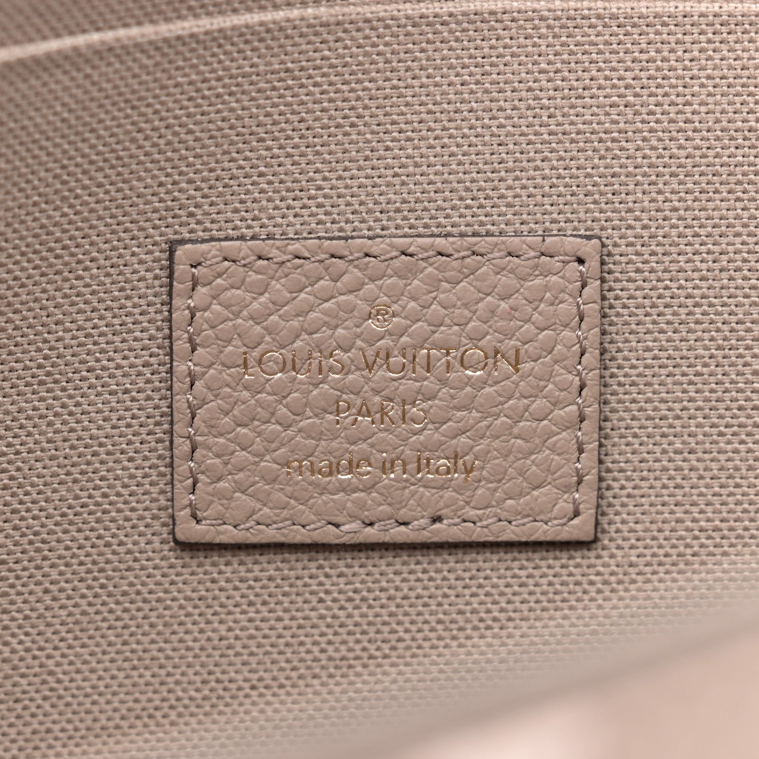 Louis Vuitton Empreinte Monogram Giant Felicie Pochette Tourterelle Creme 7 of 11