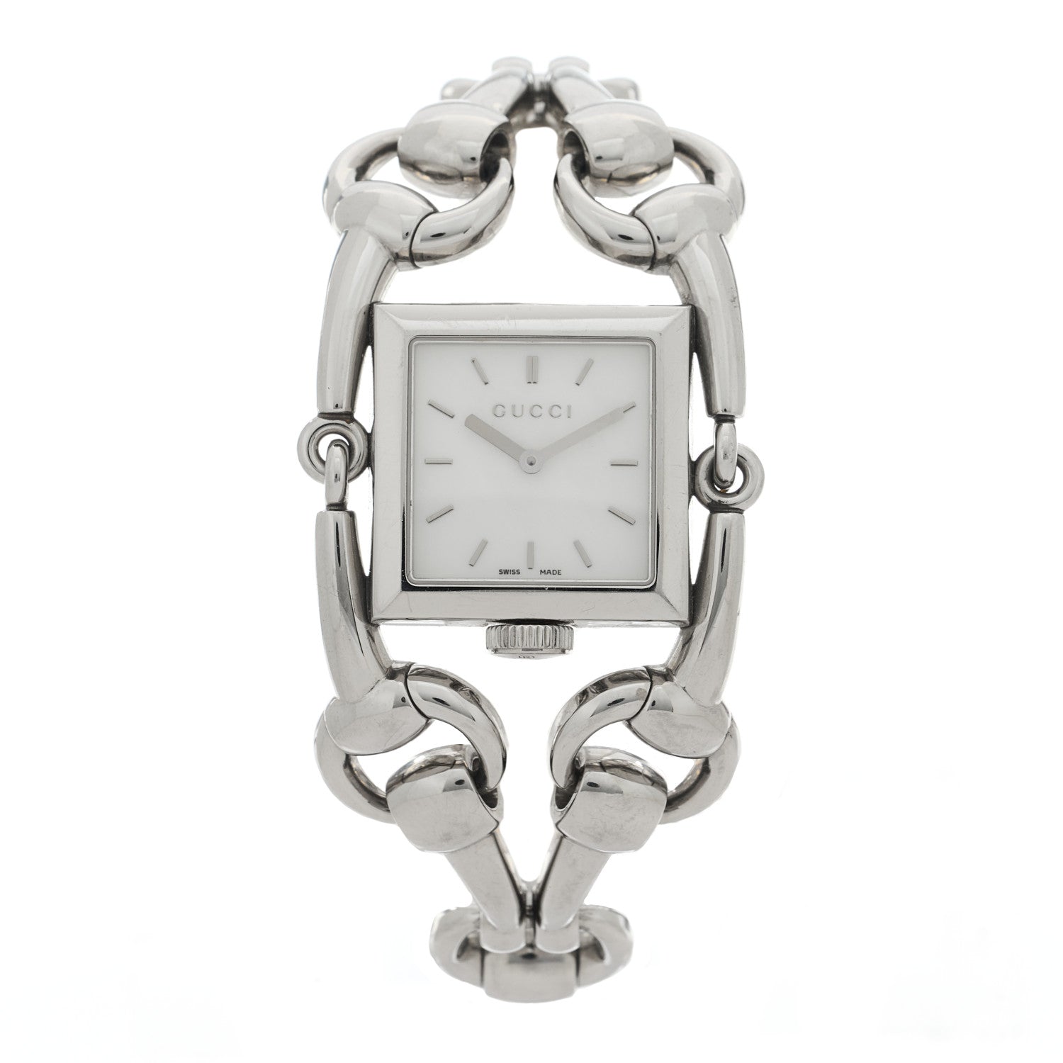 Gucci Stainless Steel Mother of Pearl 25MM Signoria Quartz Watch 1 of 4