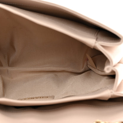 Chanel Calfskin Stitched Flap Light Beige 5 of 11