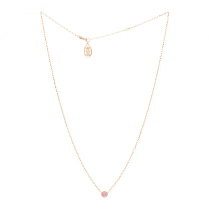 Cartier 18K Pink Gold Pink Sapphire D'Amour Pendant Necklace 2 of 4