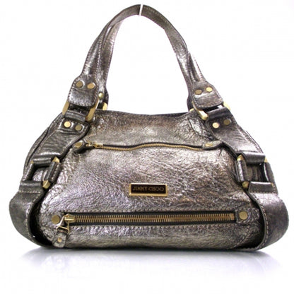 Jimmy Choo Leather Mahala Silver 1 of 10