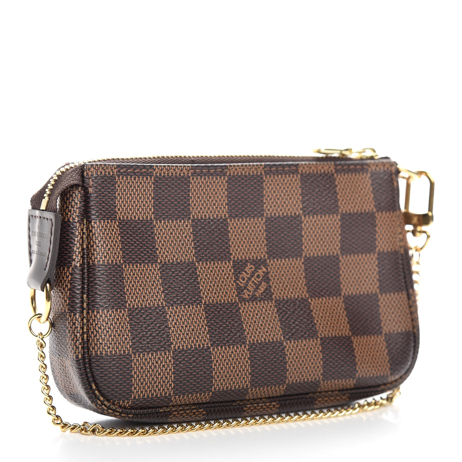 Louis Vuitton Damier Ebene Mini Pochette Accessories 2 of 4