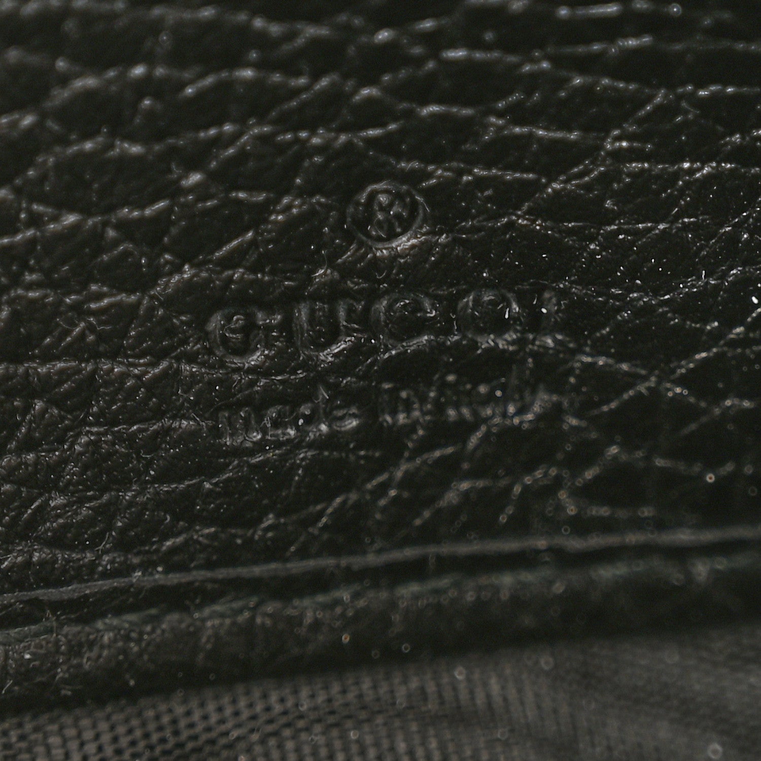 Gucci Calfskin Animalier Continental Wallet Black 7 of 9