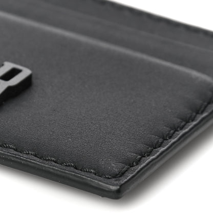 Christian Dior Calfskin D-Fence Card Holder Black 9 of 10
