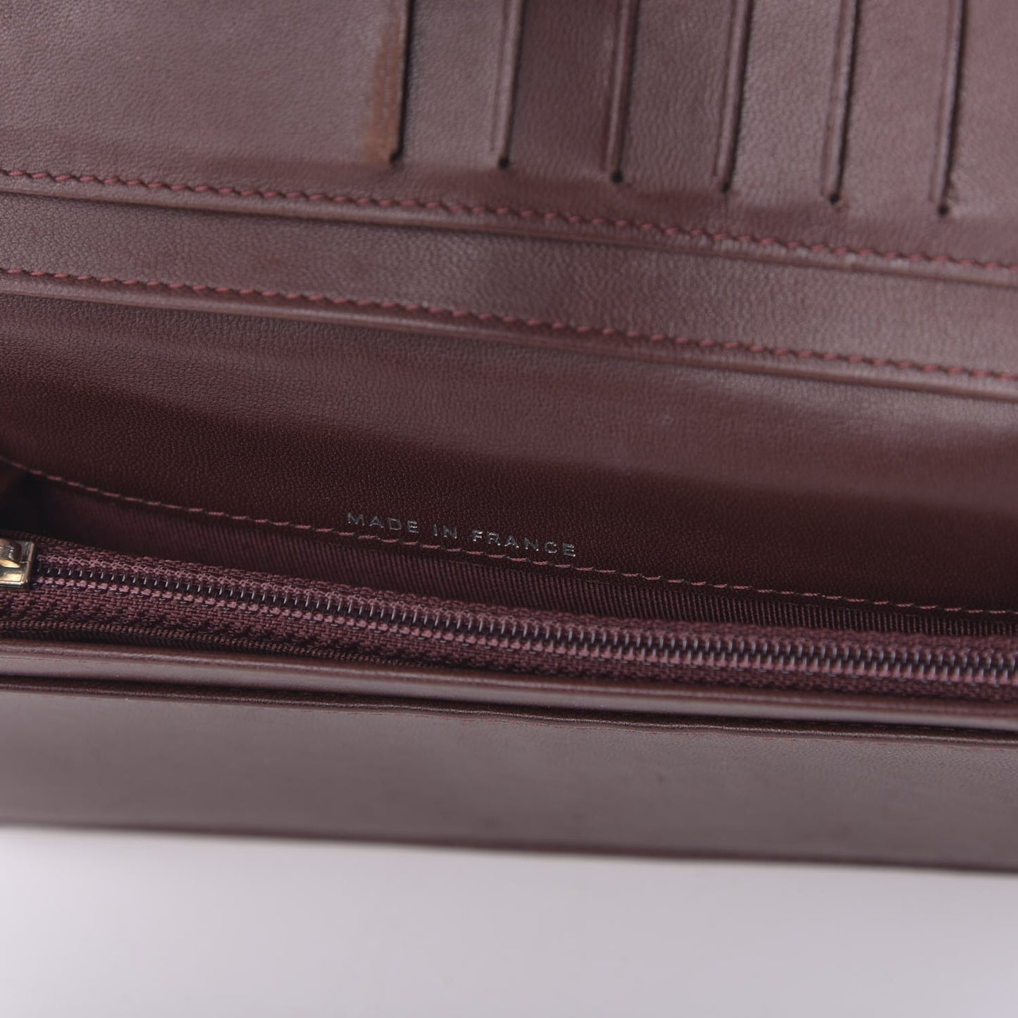 Lambskin Quilted Yen Wallet Black