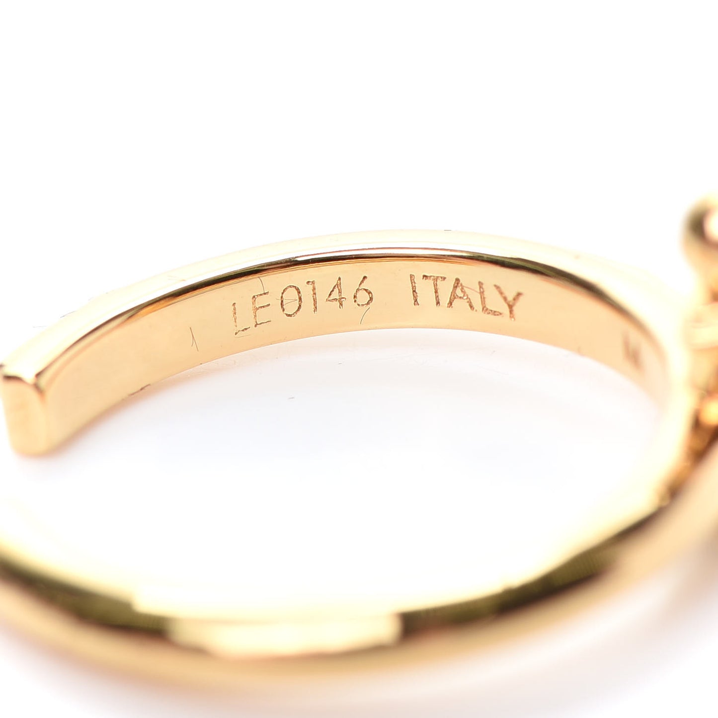 LV And Me Letter I Ring M Gold