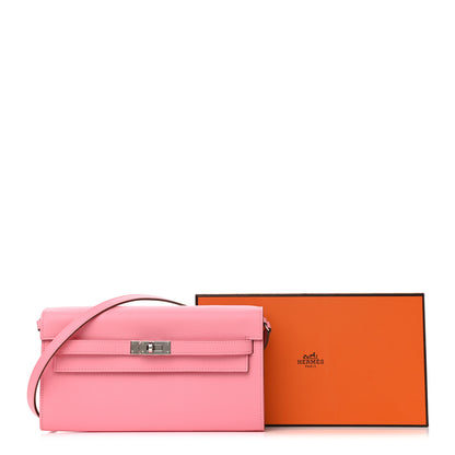 Hermes Epsom Kelly Wallet To Go Rose Confetti 8 of 8