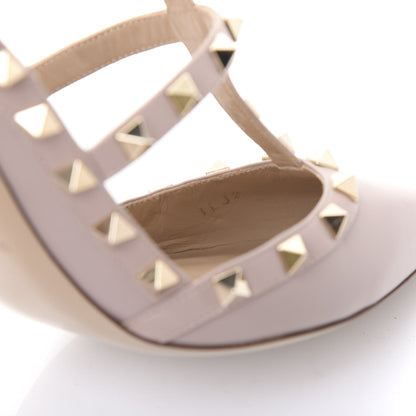 Valentino Garavani Nappa Rockstud Ankle Strap Pumps 41 Poudre 8 of 9