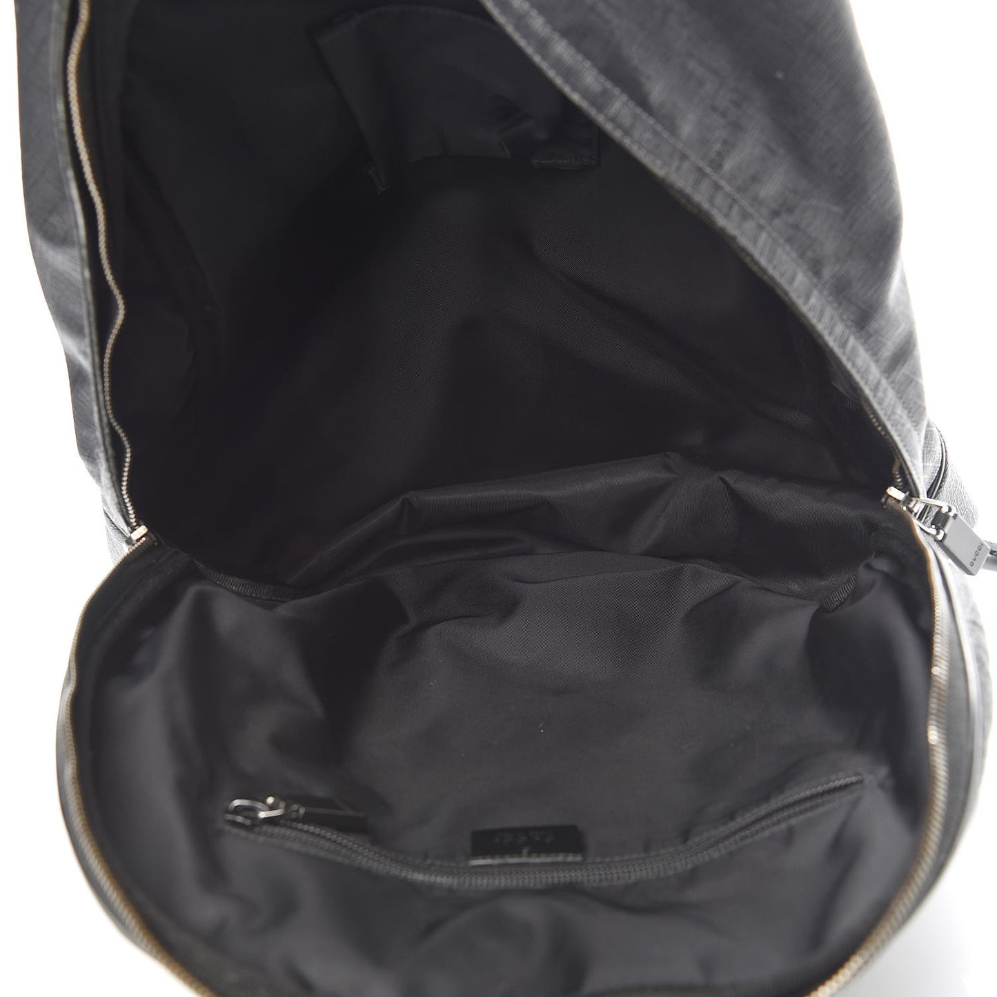 Coated Canvas Interlocking G Travel Backpack Black