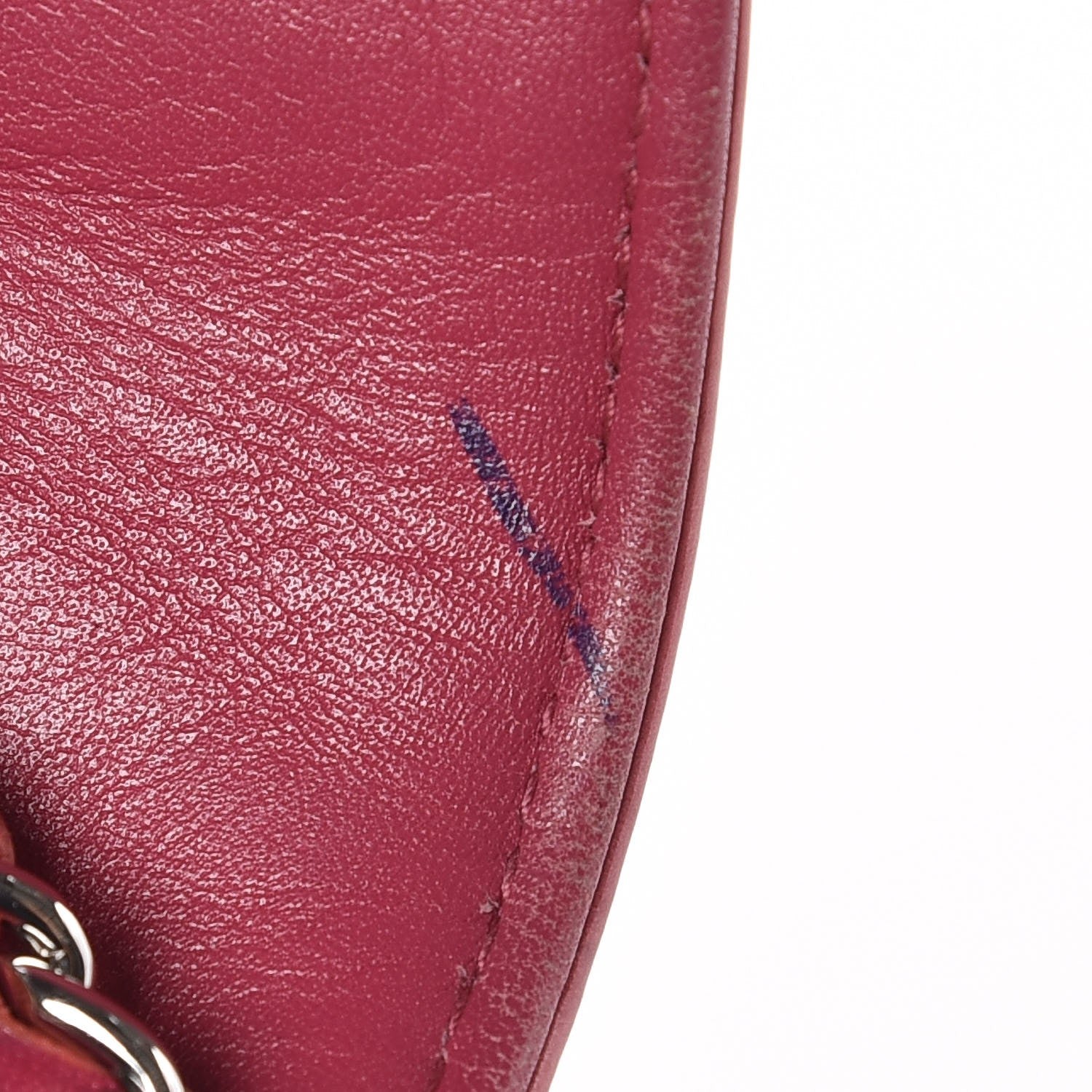Chanel Patent Camellia Embossed Wallet on Chain WOC Rose 9 of 11