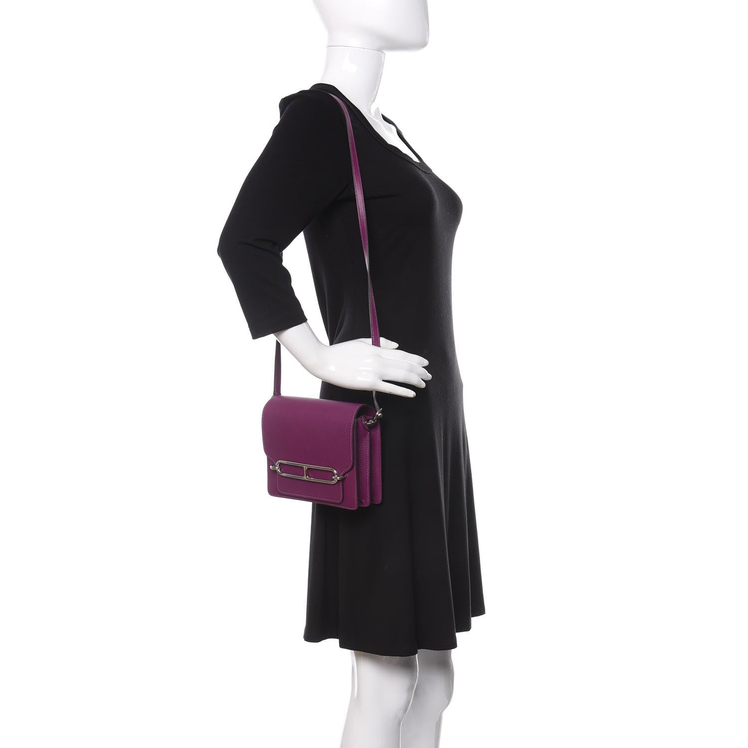 Hermes Evercolor Mini Sac Roulis Anemone 2 of 9