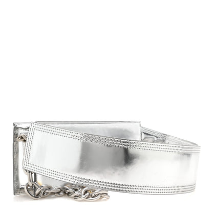 Jacquemus Metallic Calfskin Le Sac Ciuciu Silver 3 of 9