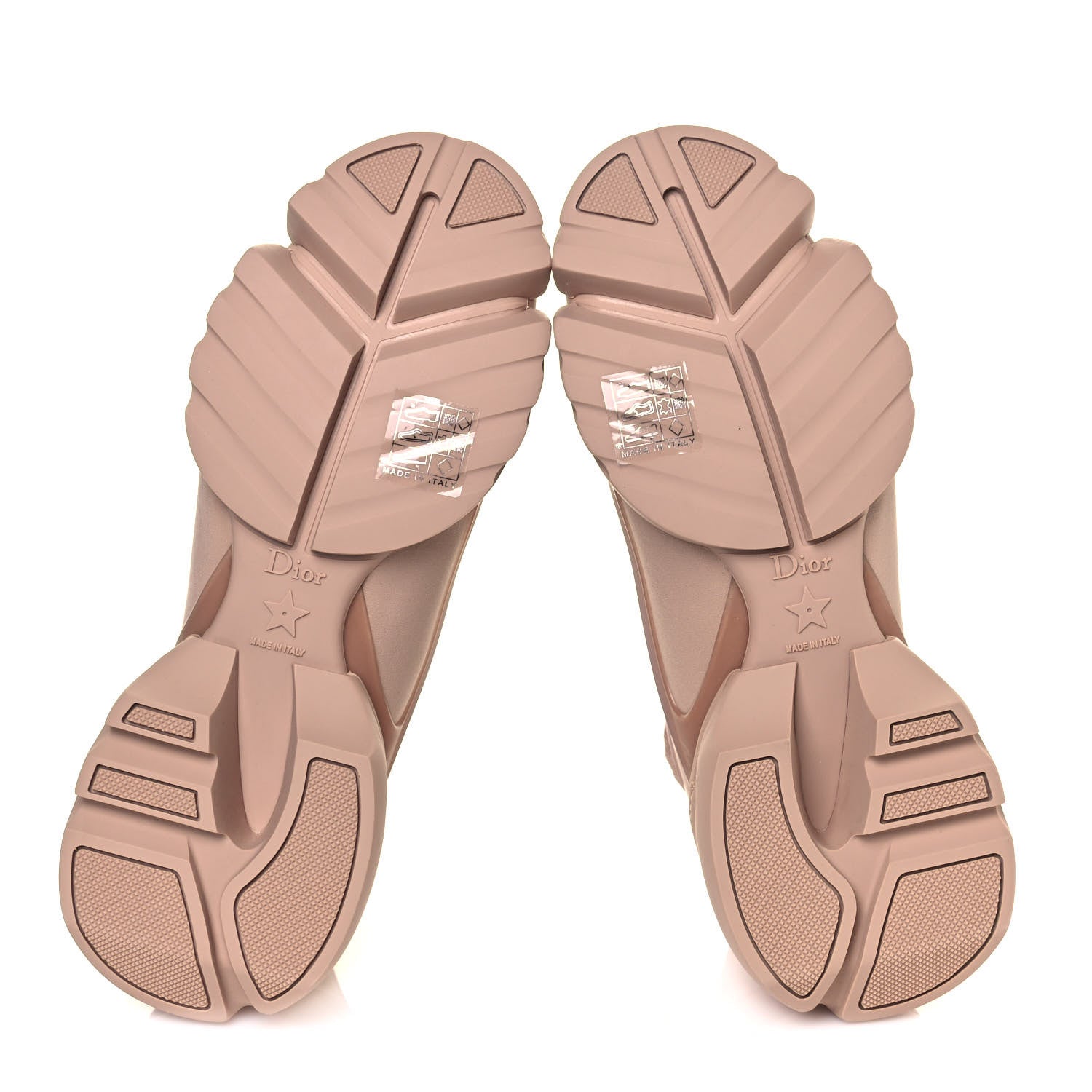 Christian Dior Neoprene Rubber Womens D-Connect Sneakers 36 Nude 6 of 8