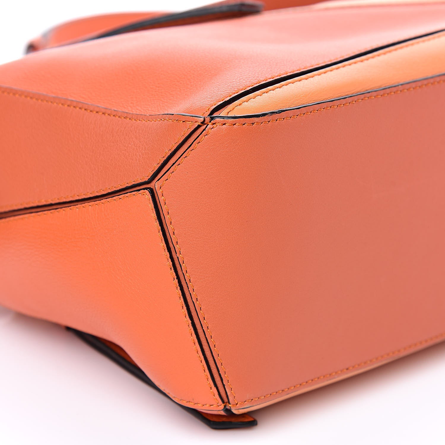 Loewe Calfskin Small Puzzle Bag Orange 8 of 9