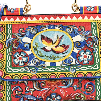 Dolce & Gabbana DOLCE & GABBANA Print Small Miss Sicily Satchel Multi 8 of 11