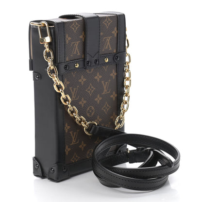 Louis Vuitton Monogram Pochette Trunk Verticale Black 3 of 9
