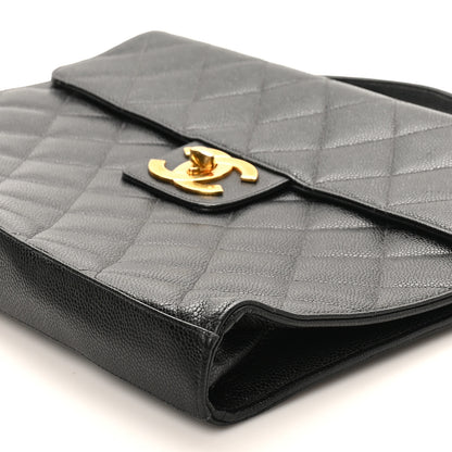 Chanel Caviar Quilted Briefcase Laptop Bag Black 11 of 11