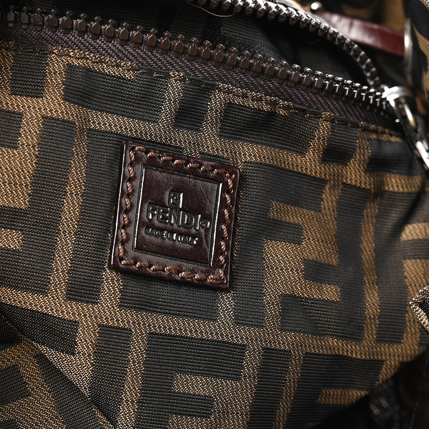 Zucca Drawstring Flap Backpack Tobacco