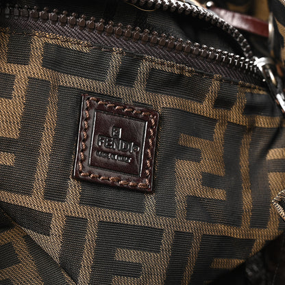 Fendi Zucca Drawstring Flap Backpack Tobacco 5 of 9
