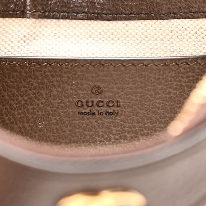 Gucci GG Supreme Monogram Textured Dollar Calfskin Mini Ophidia Chain Bag Beige Ebony 6 of 10