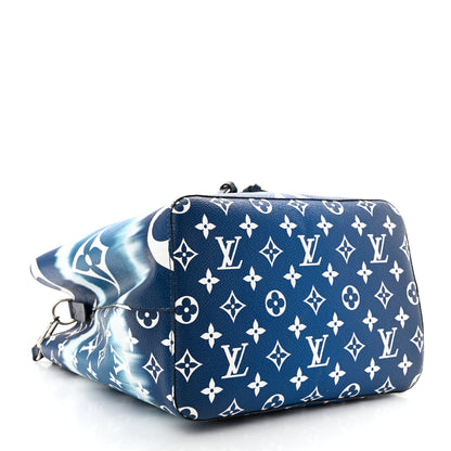 Louis Vuitton Monogram Escale Neonoe MM Blue 4 of 13