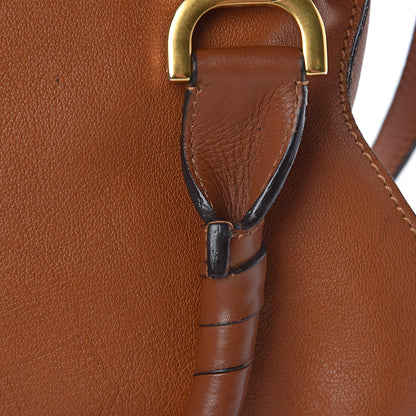 Chloe Calfskin Medium Marcie Satchel Tan 17 of 19