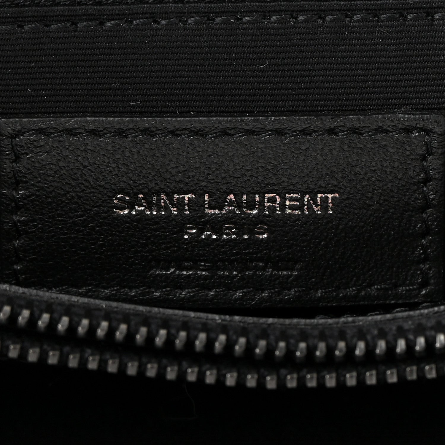 Saint Laurent Calfskin Y Quilted Monogram Monochrome Medium Loulou Chain Satchel Black 6 of 10