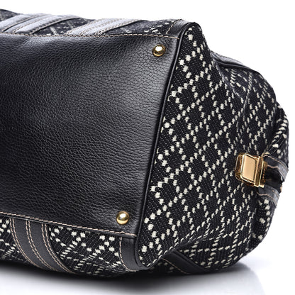 Gucci Diamante Calfskin Large Aviatrix Boston Black 9 of 16