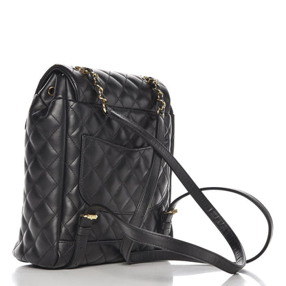 Chanel Lambskin Quilted Small Urban Spirit Backpack Black 3 of 7