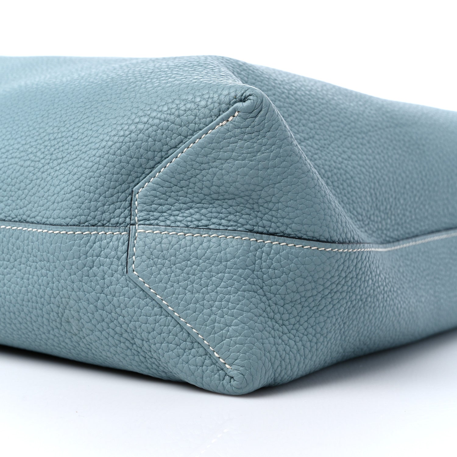 Hermes Taurillon Clemence Double Sens 36 Reversible Tote Bleu Sapphire Izmir 12 of 12