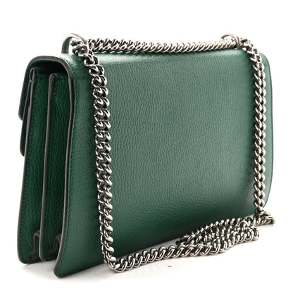 Gucci Pebbled Calfskin Small Dionysus Shoulder Bag Emerald 3 of 10