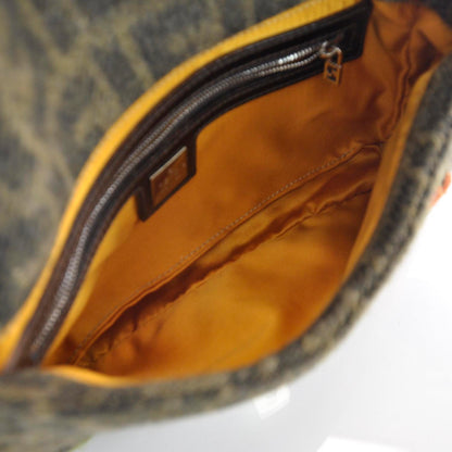 Fendi Wool Zucca Embroidered Baguette Multicolor 6 of 8