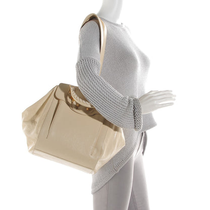 Balenciaga Agneau Giant 12 Gold Hardware Zip Traveler Backpack Blanc Creme Light Craie 2 of 12