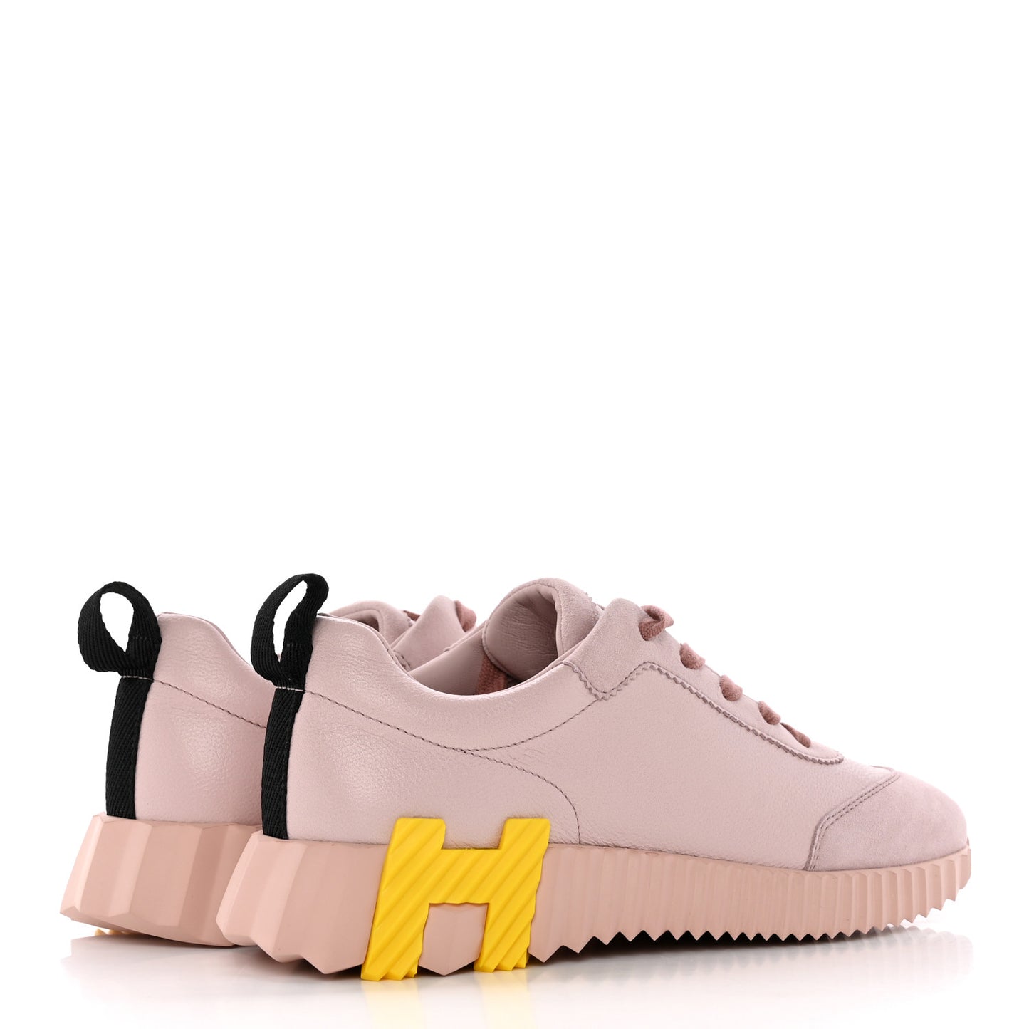 Suede Goatskin Bouncing Sneakers 36 Rose Porcelaine