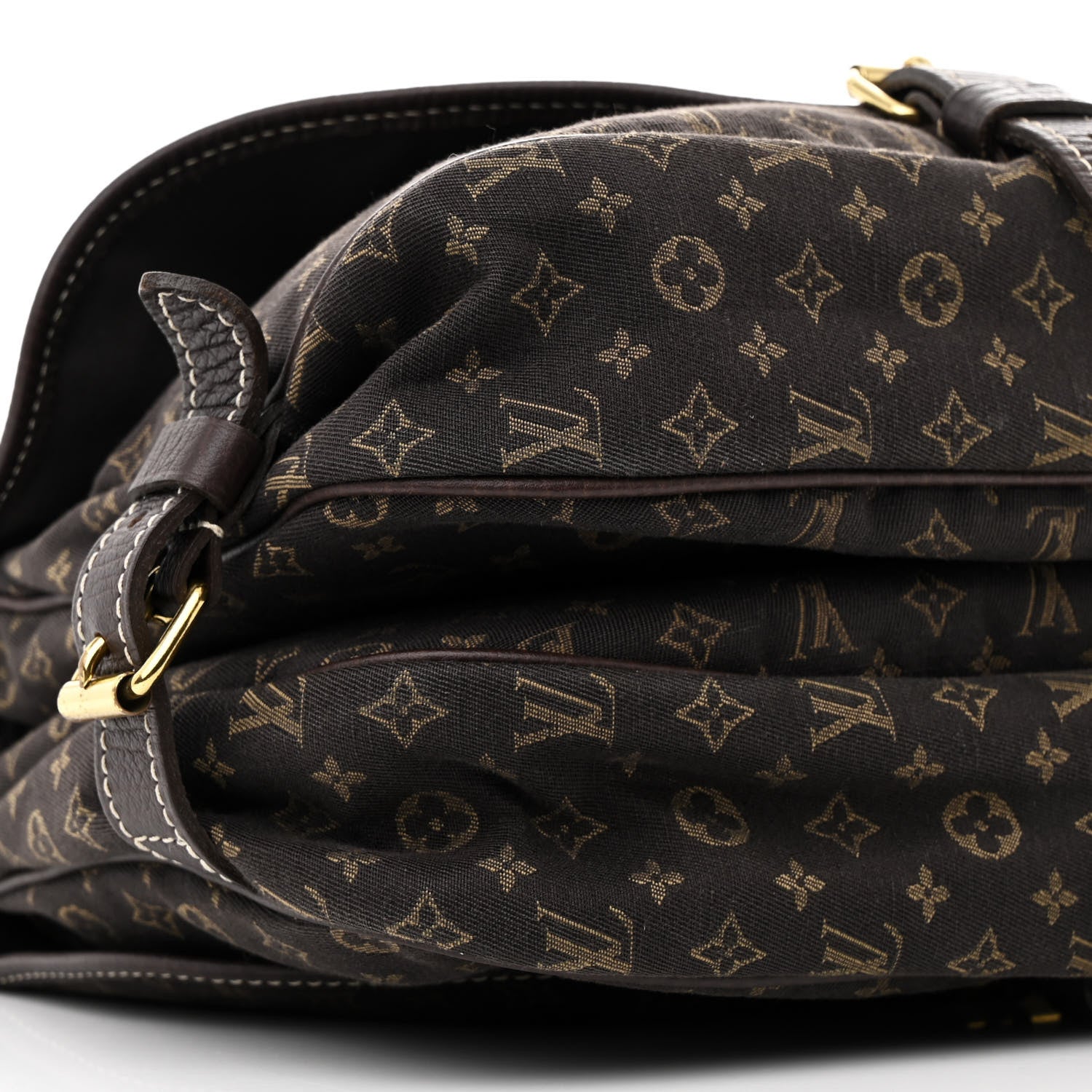 Louis Vuitton Monogram Mini Lin Saumur Ebene 9 of 11