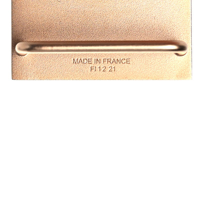 Hermes Epsom Swift 24mm Collier De Chien CDC Belt 90 White Etoupe 6 of 6