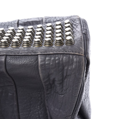 Alexander Wang Pebbled Lambskin Rocco Tundra Silver Hardware 7 of 10