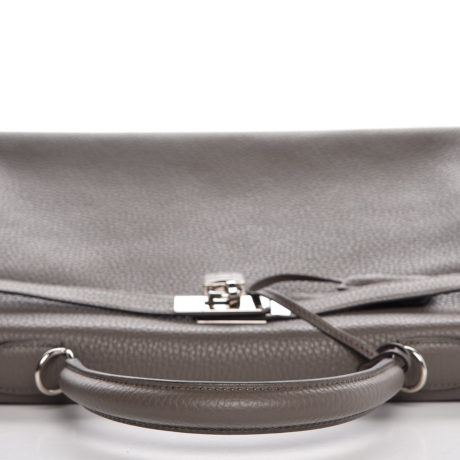 Hermes Taurillon Clemence Kelly Retourne 35 Etain 22 of 40