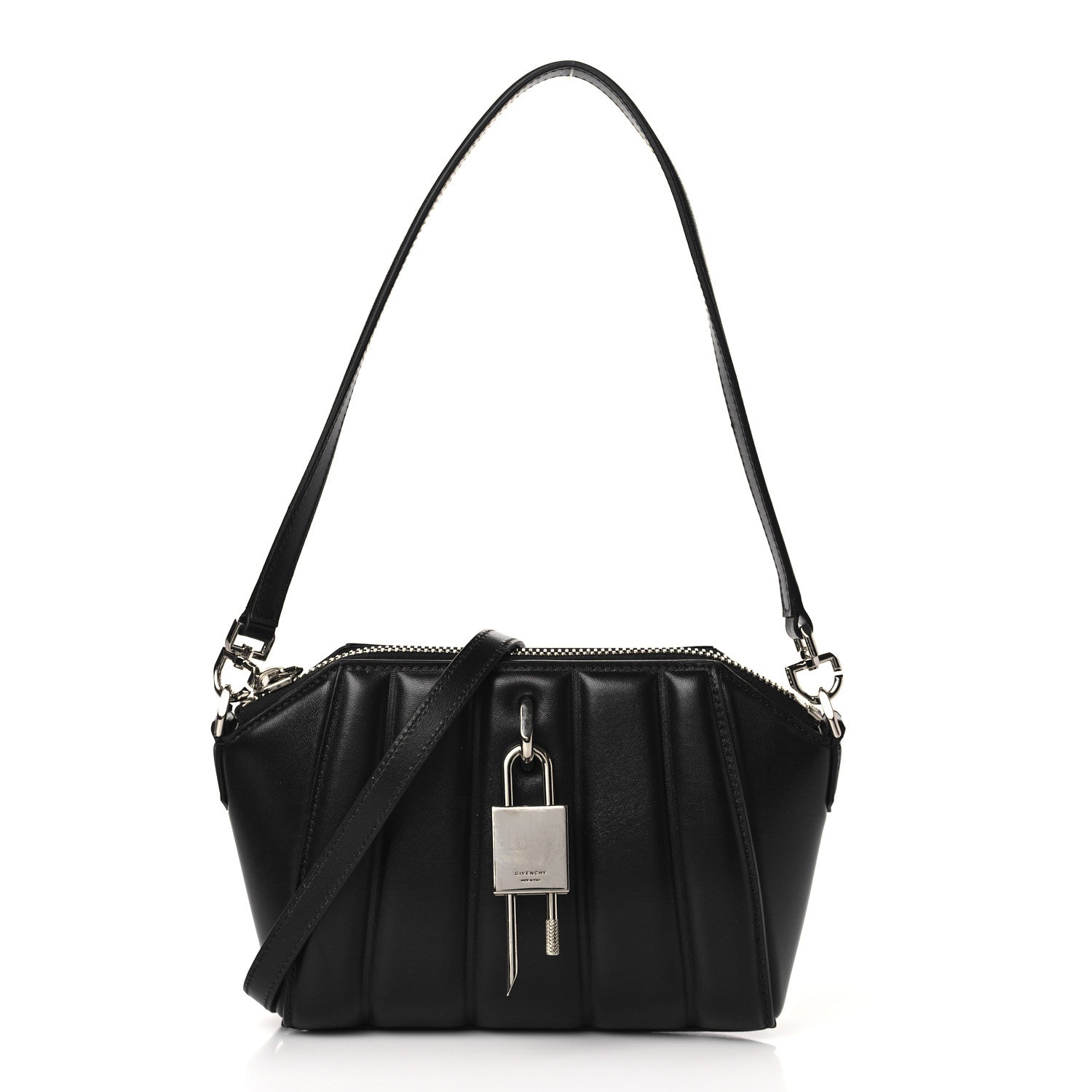Givenchy Lambskin XS Lock Antigona Shoulder Bag Black 1 of 7