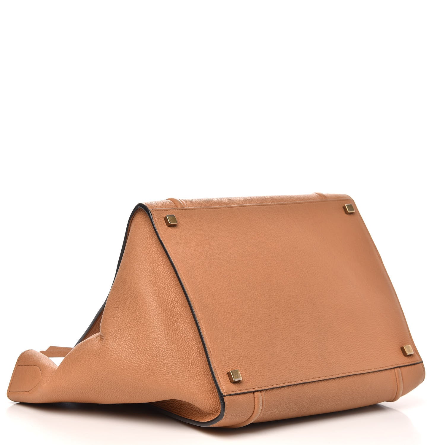 Celine Baby Grained Calfskin Medium Phantom Luggage Camel 4 of 12