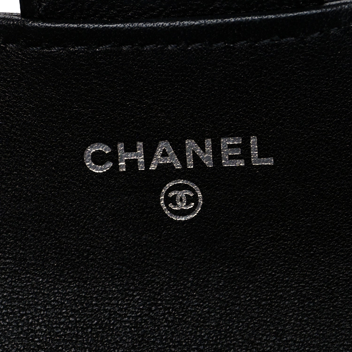 Chanel Lambskin Quilted Flap Card Holder Wallet Black 7 of 10