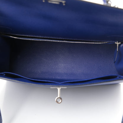 Hermes Epsom Kelly Sellier 32 Bleu Electrique 5 of 12