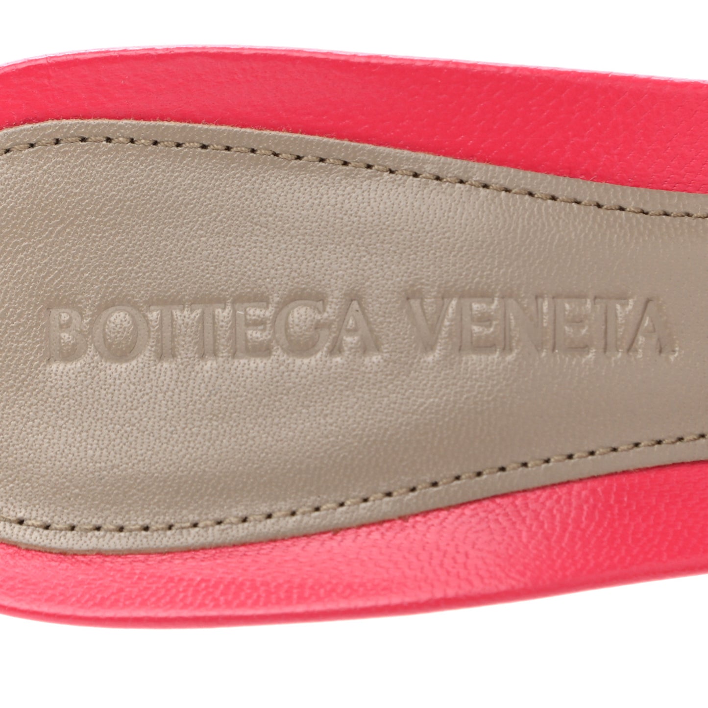 Lambskin Stretch Mule Sandals 38 Lollipop