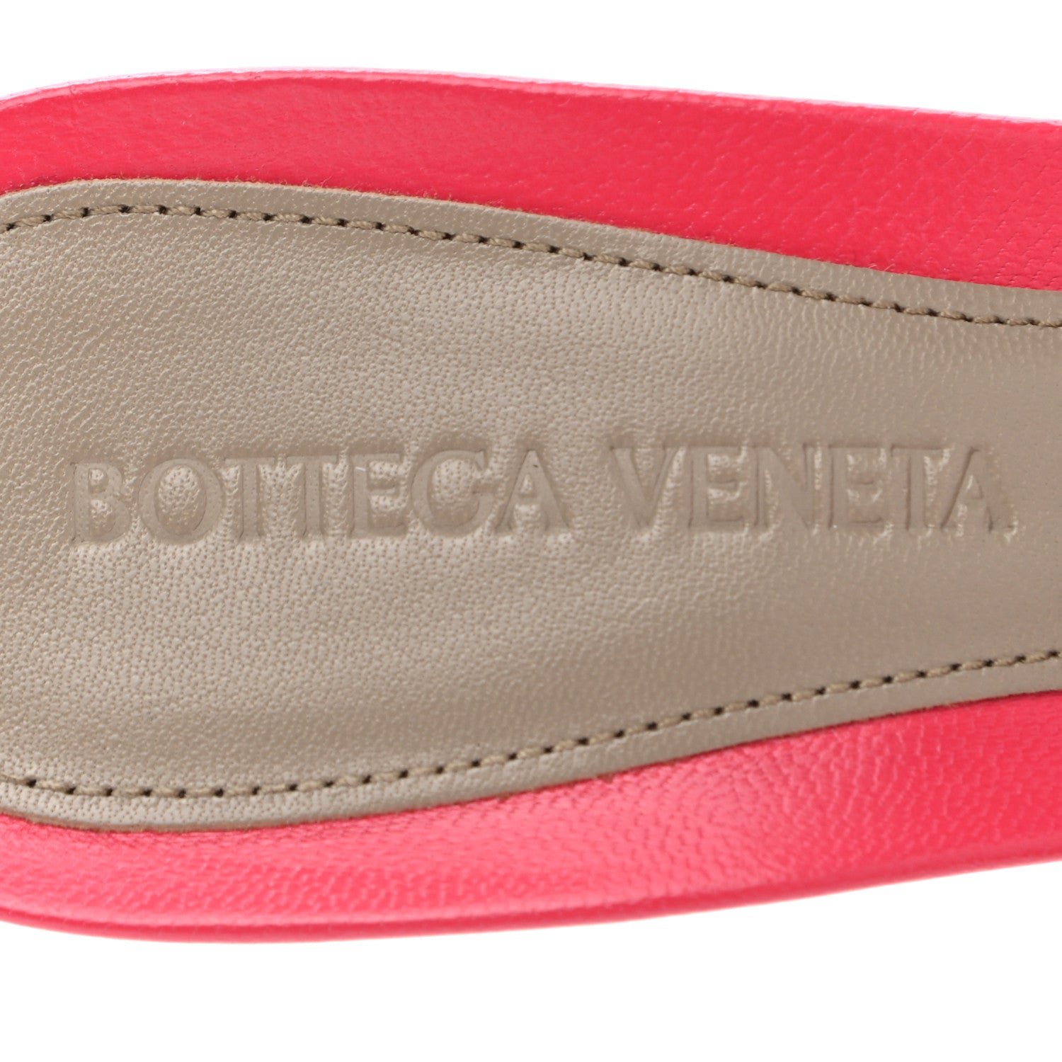 Bottega Veneta Lambskin Stretch Mule Sandals 38 Lollipop 6 of 8