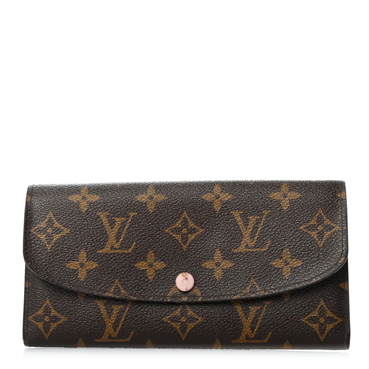 Monogram Emilie Wallet Rose Ballerine