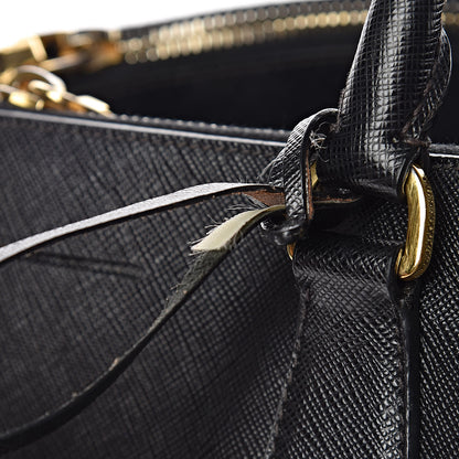 Prada Saffiano Lux Extra Large Galleria Double Zip Tote Black 17 of 26