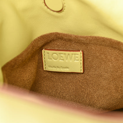 Loewe Calfskin Mini Flamenco Knot Bag Yellow 6 of 8