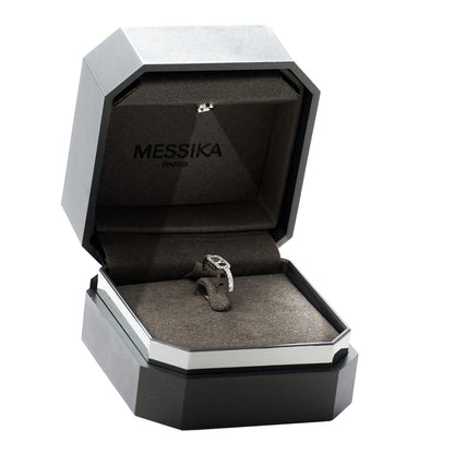 Messika 18K White Gold Diamond Move Uno Pave Mono Single Earring 7 of 7