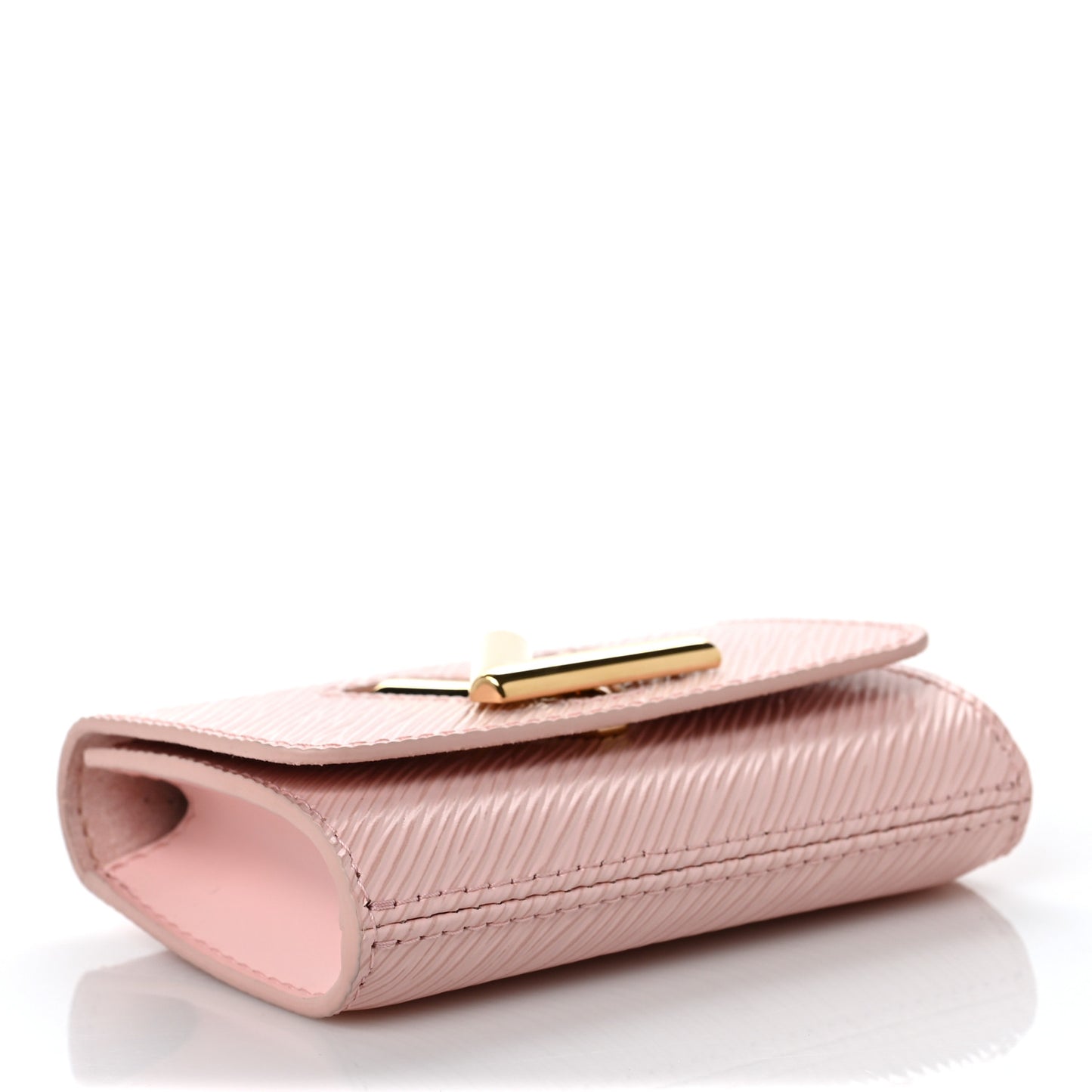 Epi Twist Card Case Rose Ballerine